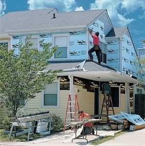 When contracted to do a vinyl window job, Times Siding installs the best insulation.